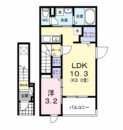ブリュームⅢ（202） 間取り図画像