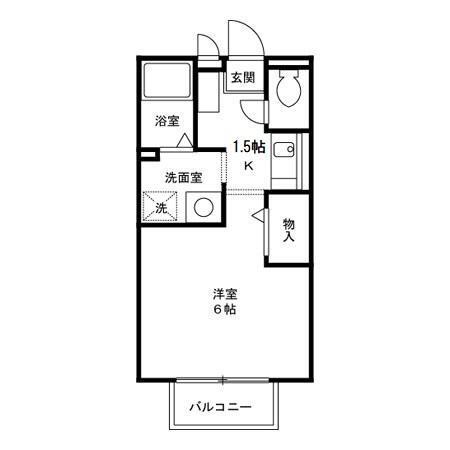 ジュネス西新井　Ⅰ・Ⅱ（II105） 間取り図画像
