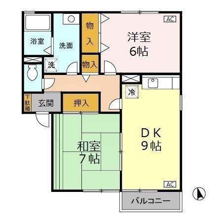 グランシャリオ（105） 間取り図画像