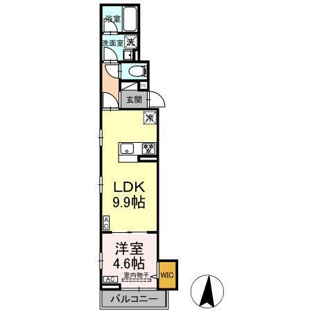 セレスティア東保木間（301） 間取り図画像