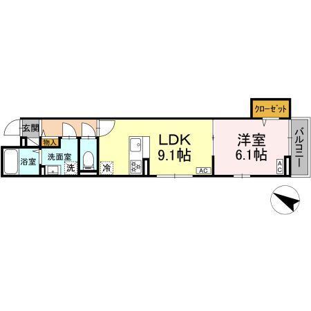 セレスティア大森東（203） 間取り図画像