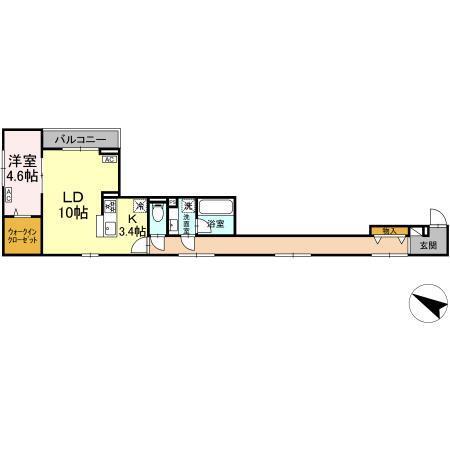 セレスティア大森東（304） 間取り図画像
