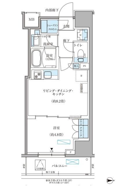 パークアクシス住吉ガーデンスクエア（311） 間取り図画像