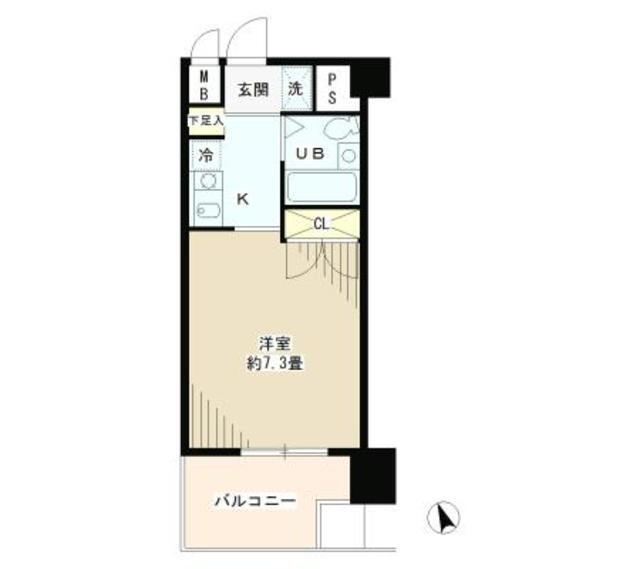 フォレスタ御苑前（505） 間取り図画像