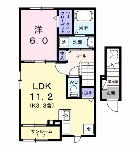 ソフィアツー（201） 間取り図画像