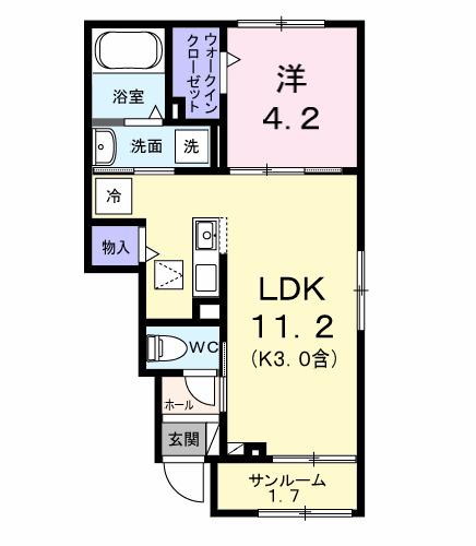 ソフィアツー（106） 間取り図画像