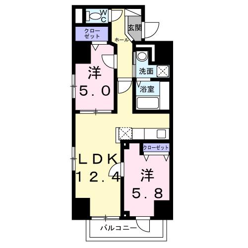 日暮里クリスタルガーデン（802） 間取り図画像
