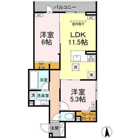グランドゥール　ラテール（102） 間取り図画像