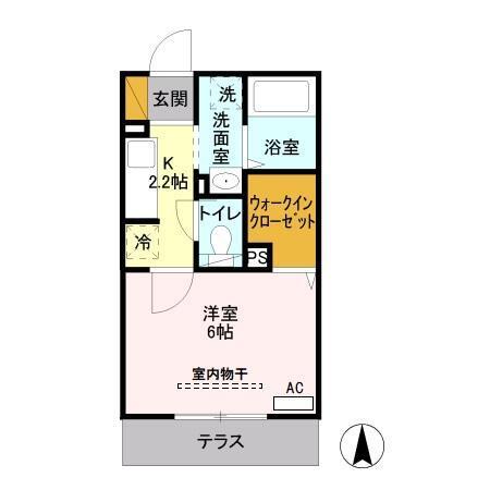 オートクレール動坂（103） 間取り図画像