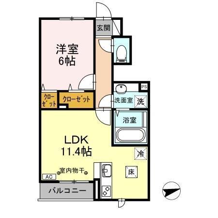アズーリ（103） 間取り図画像