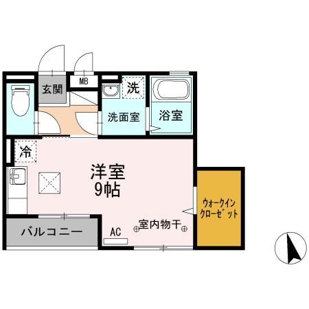 サニーヒルズ立花（102） 間取り図画像