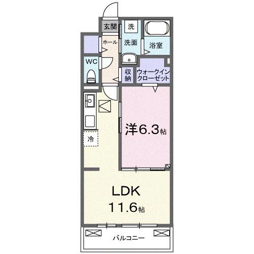 ランドブルーム（103） 間取り図画像