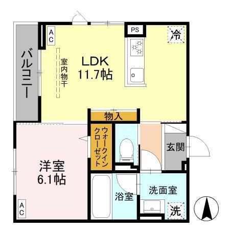 SAMPO（203） 間取り図画像