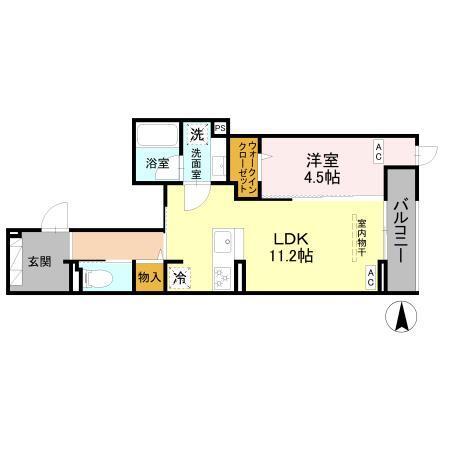 SAMPO（302） 間取り図画像