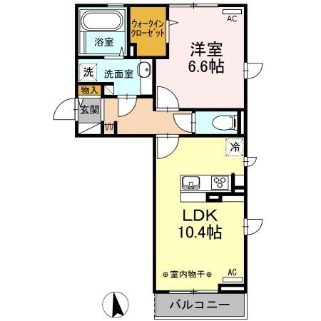 チェストＫ5（201） 間取り図画像