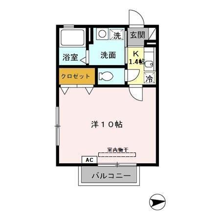 メゾンヴェールＮⅢ（203） 間取り図画像