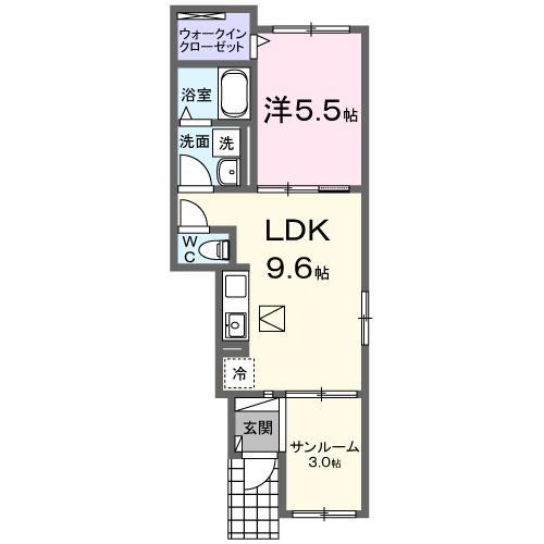 ボヌール・アンジュ（105） 間取り図画像
