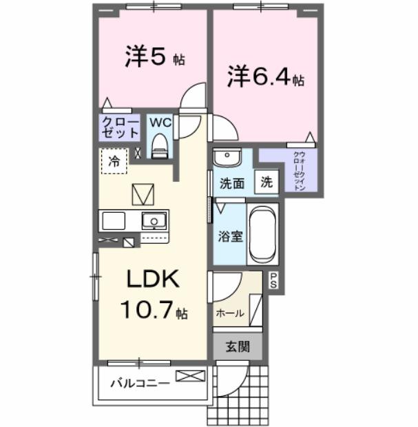 ミハルビ（101） 間取り図画像
