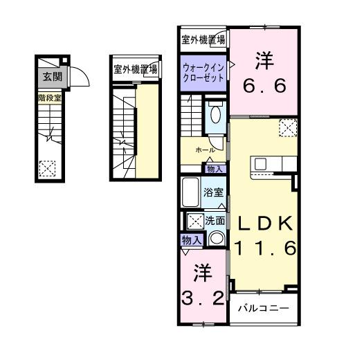 アルカディアⅡ（302） 間取り図画像