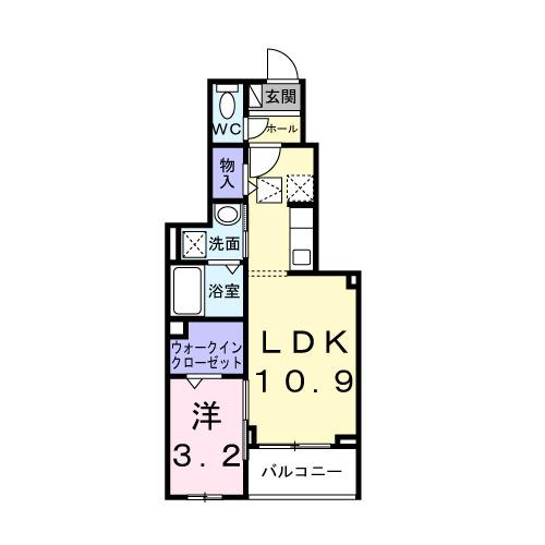 アルカディアⅡ（102） 間取り図画像