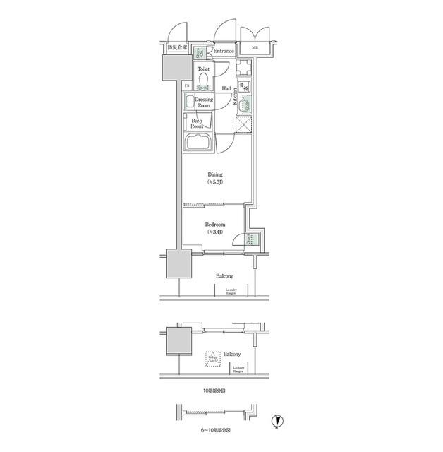 ブルックサイドレジデンス木場（632） 間取り図画像