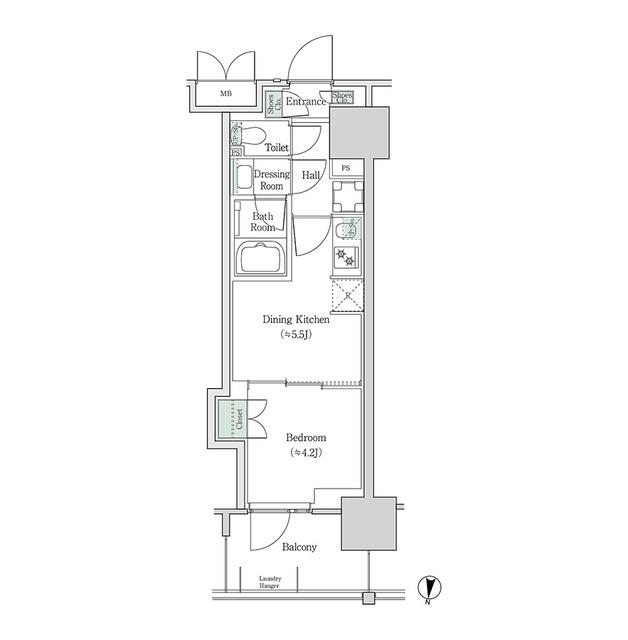 ブルックサイドレジデンス木場（637） 間取り図画像