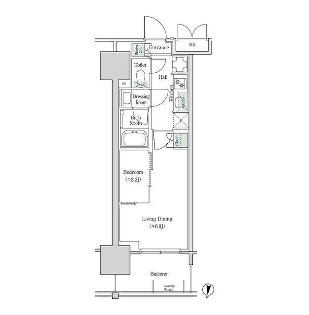ブルックサイドレジデンス木場（641） 間取り図画像