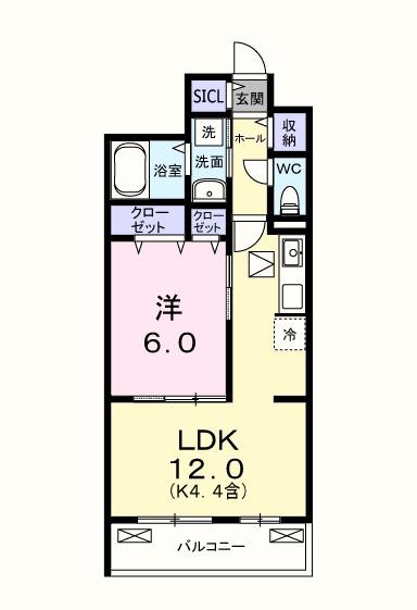 キー　ウェスト（104） 間取り図画像