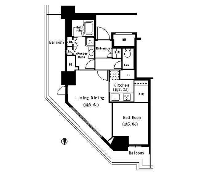 キャナルスクウェア豊洲（719） 間取り図画像