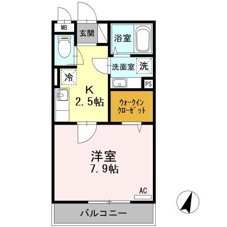 D-room堀之内（105） 間取り図画像