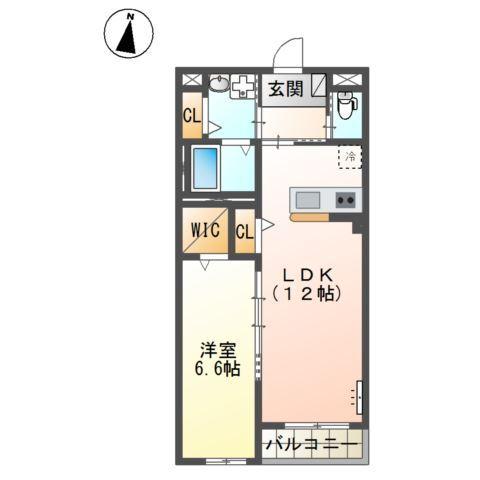 レヴメゾン神山六番館 間取り図画像