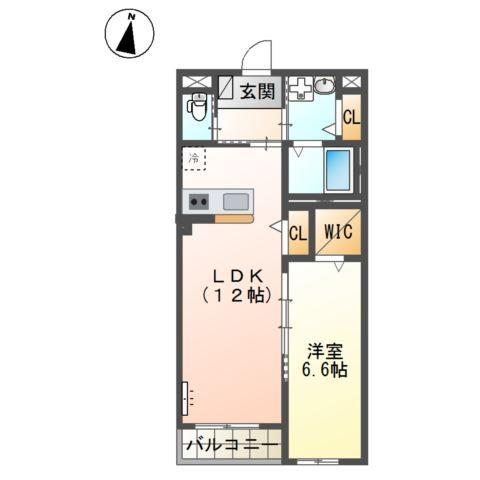 レヴメゾン神山六番館 間取り図画像