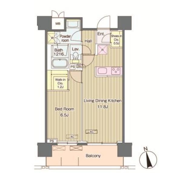 ヴェルデコート西新宿（803） 間取り図画像