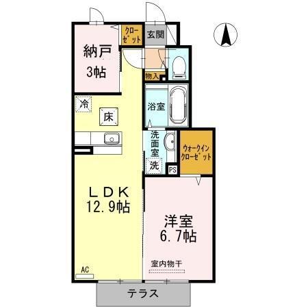 アプローズコート（102） 間取り図画像