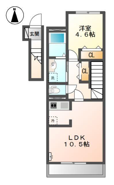 ブラン　メゾンⅡ 間取り図画像