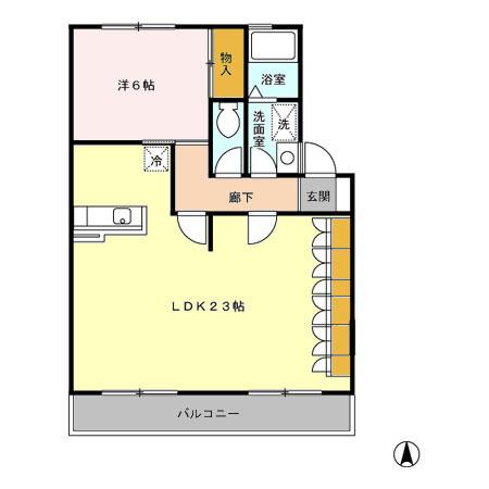 メゾン小柳（202） 間取り図画像