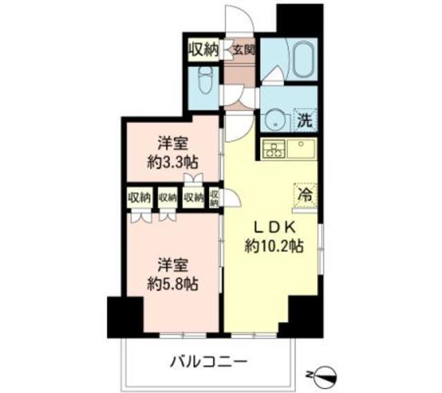ＭＦＰＲコート木場公園（401） 間取り図画像