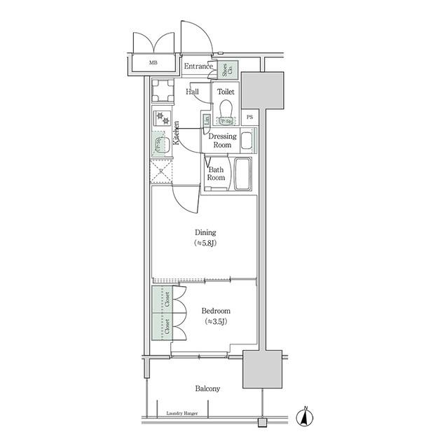 ブルックサイドレジデンス木場（713） 間取り図画像