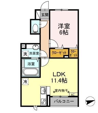 アズーリ（102） 間取り図画像