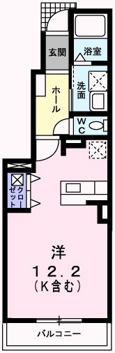 エスポワール（104） 間取り図画像