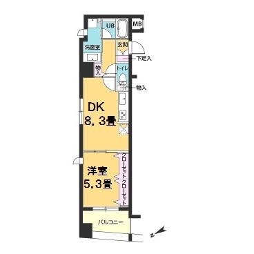 カスタリア新御茶ノ水（0703） 間取り図画像