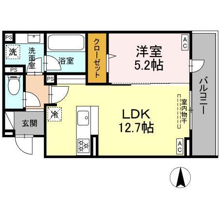 THE STATELY 子安町（202） 間取り図画像