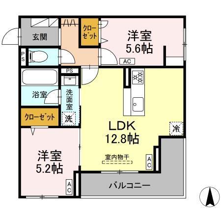 THE STATELY 子安町（203） 間取り図画像