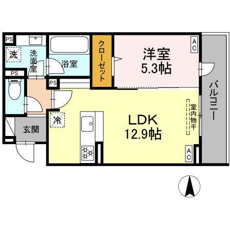 THE STATELY 子安町（402） 間取り図画像