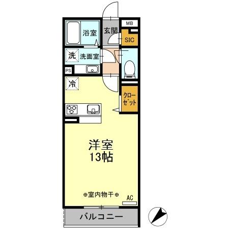 サンク フレール（203） 間取り図画像