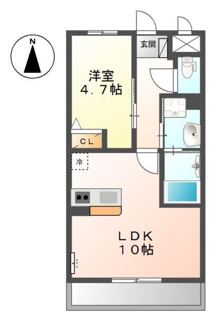 ヴェルデみなみ 間取り図画像
