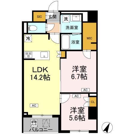 ロイジェント戸越銀座（0416） 間取り図画像