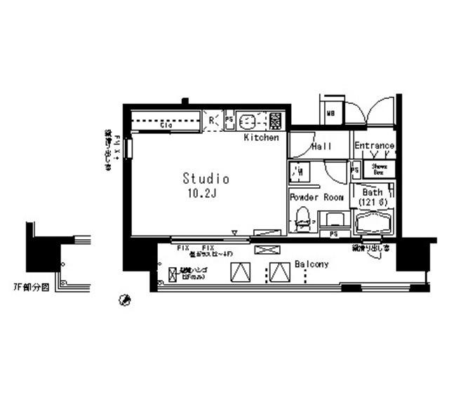 パークアクシス八丁堀（904） 間取り図画像