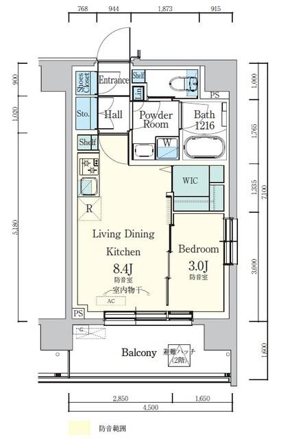 デュオフラッツ東品川　−ＯＴＯ−（501） 間取り図画像