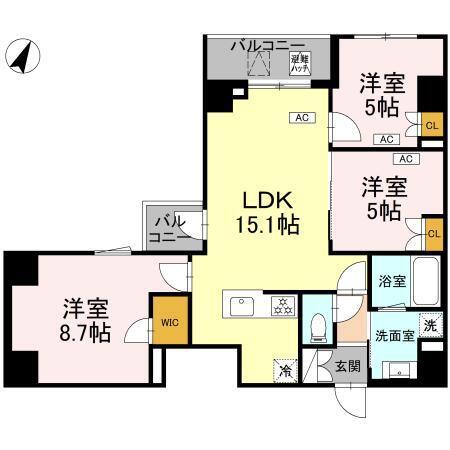 ロイジェント戸越銀座（0516） 間取り図画像